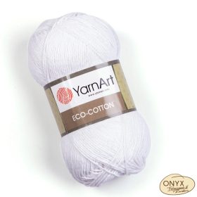 Yarn Art Eco Cotton 760 fehér pamutfonal