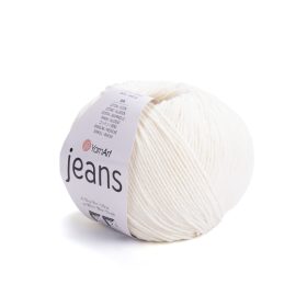 Yarn Art Jeans pamutfonal, elefántcsont, 03