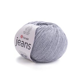 Yarn Art Jeans pamutfonal, világosszürke, 46