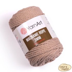 Yarn Art Macrame Rope 3 mm (kifésülhető) 768 homok