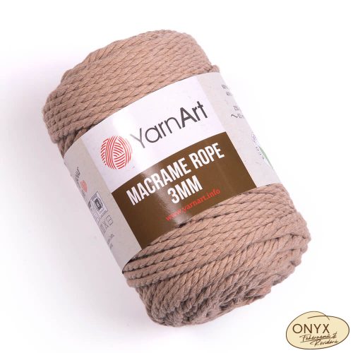 Yarn Art Macrame Rope 3 mm (kifésülhető) 768 homok