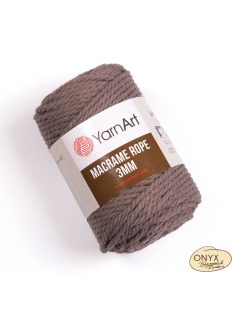 Yarn Art Macrame Rope 3 mm (kifésülhető) 788 barna