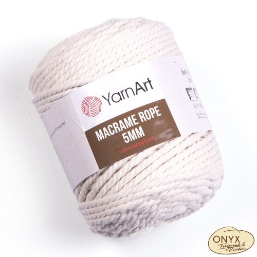 Yarn Art Macrame Rope 5mm fésülhető makraméfonal