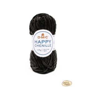 DMC Chenille pamut fonal 22, fekete
