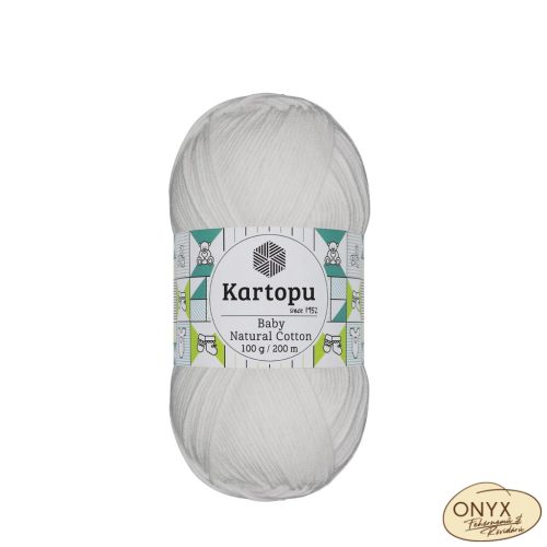 Kartopu Baby Natural Cotton, K010, fehér