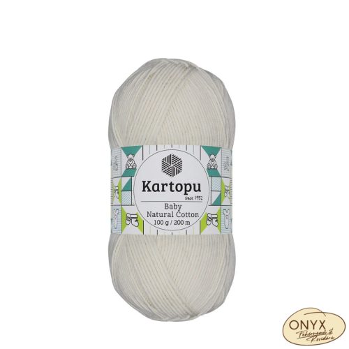 Kartopu Baby Natural Cotton, K011, törtfehér