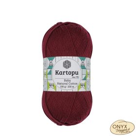 Kartopu Baby Natural Cotton, K113, sötétbordó