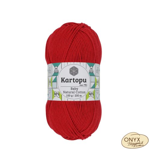 Kartopu Baby Natural Cotton, K166, piros