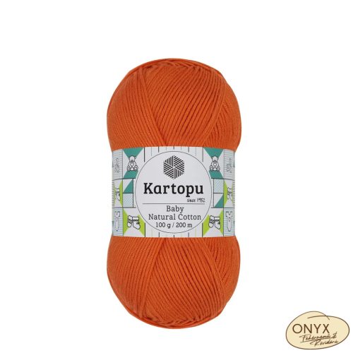 Kartopu Baby Natural Cotton, K202, narancs