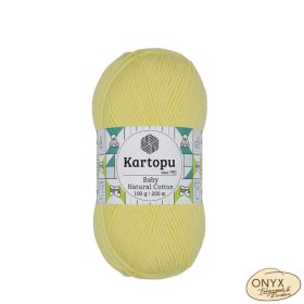 Kartopu Baby Natural Cotton, K333, pasztell sárga