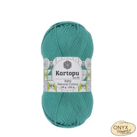 Kartopu Baby Natural Cotton, K418, azúrkék
