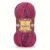NAKO Hercai színátmenetes fonal, 28005, Pink–piros–lila melír