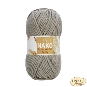 Nako Superlambs Bulky kötőfonal, 11031, világosszürke